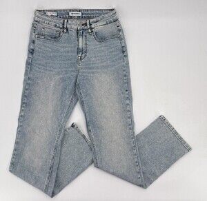 VIGOSS Jeans Womens 27 Blue Light Wash Ace Straight Leg Denim Stretch Casual